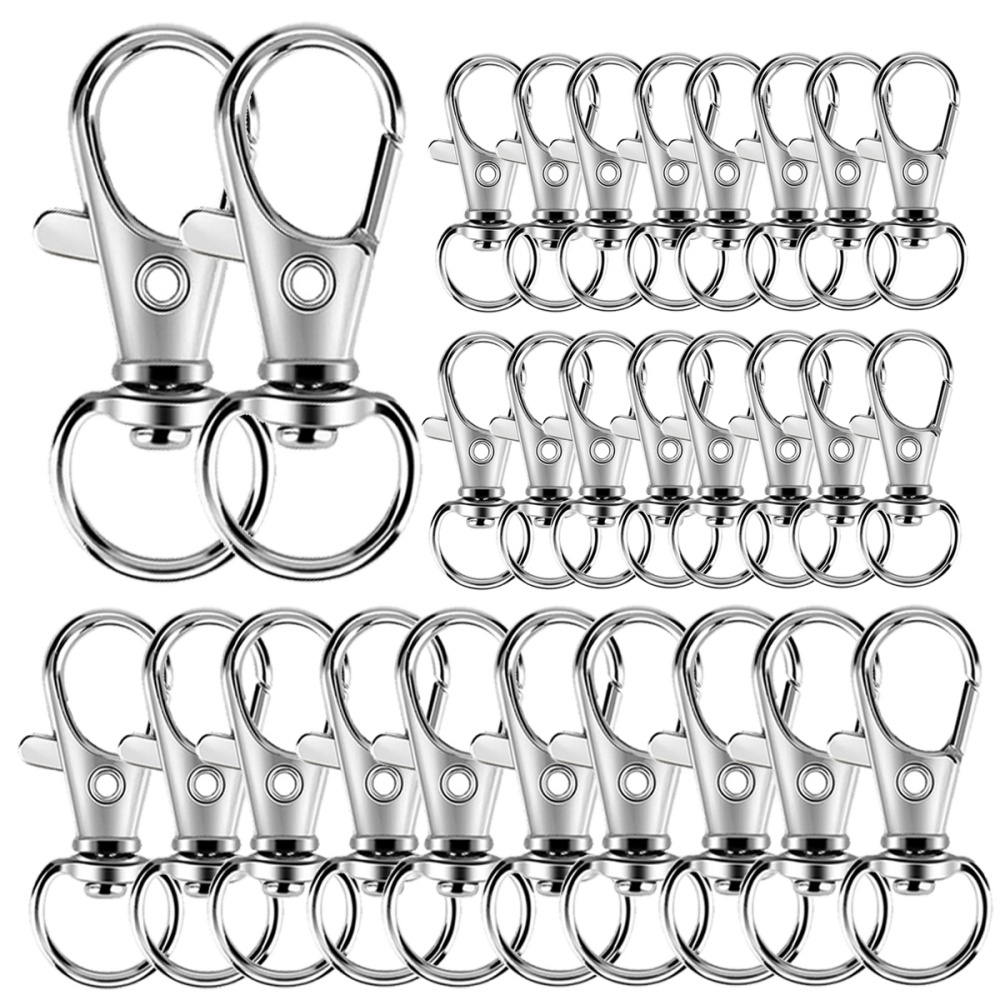 Jewelry Making Kit For Beginners - 25-200 Peças Mosquetões Giratórios de Metal,