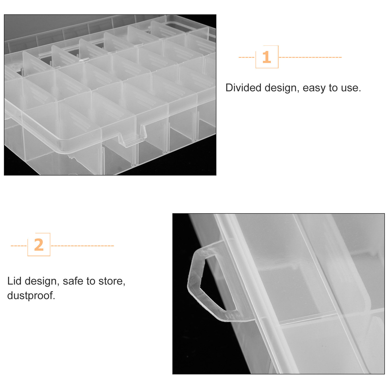 Jewelry Making Organizer - 2 Peças Organizador de Plástico com