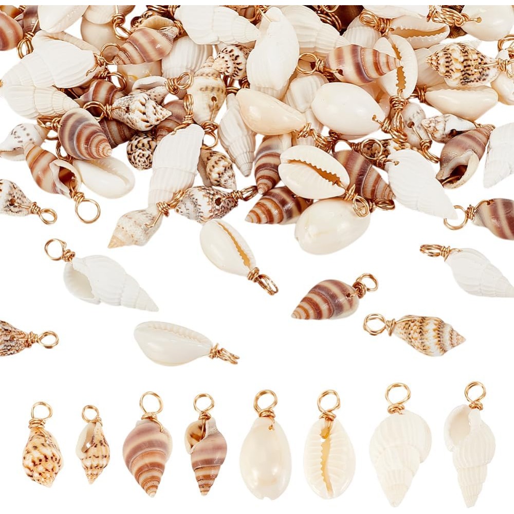 Jewelry Making Kit For Beginners - 100 pçs 4 estilos encantos de