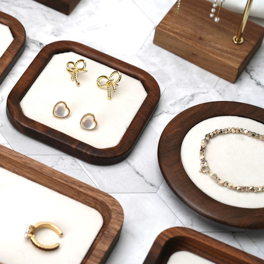 Jewelry Making Organizer - Bandeja de Madeira com Design Geométrico