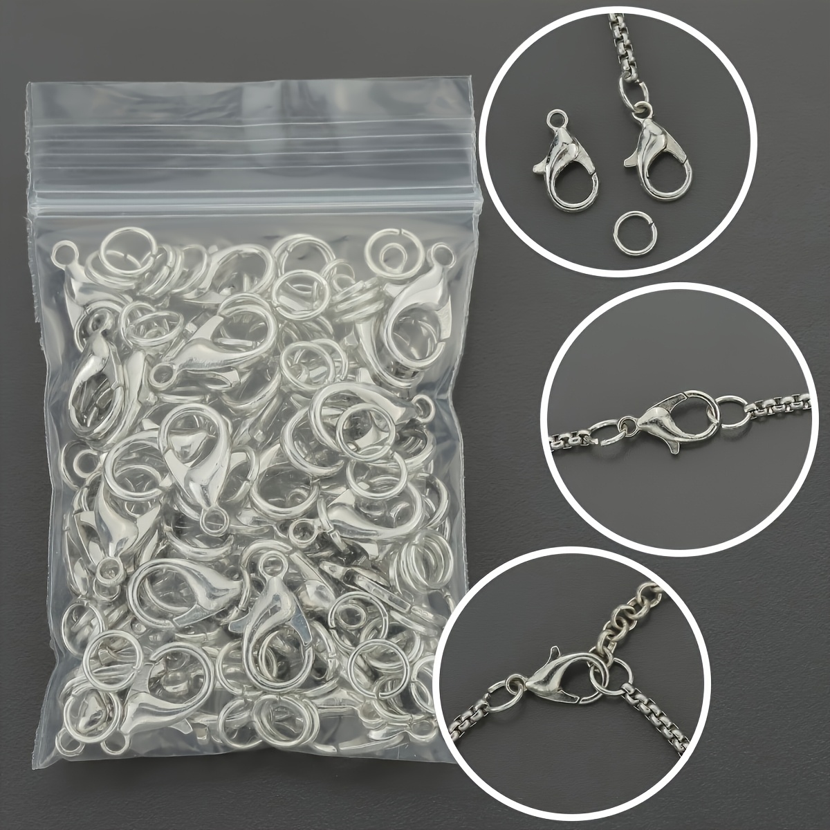 1/2/300 peças de Fechos Lagost - Jewelry Making Kit For Beginners avaliação e preço