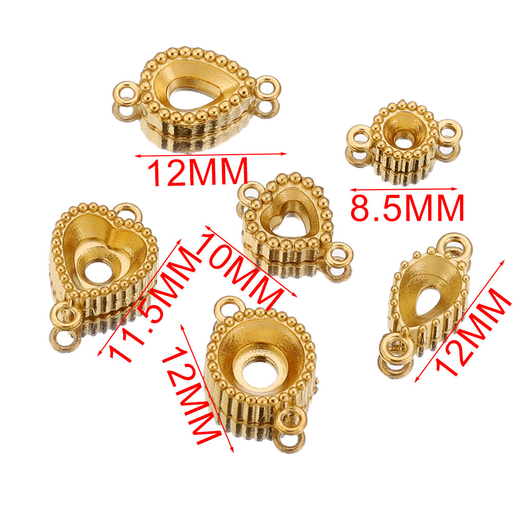 10 pçs de aço inoxidável burac - Pendant Blank Bezel avaliação e preço