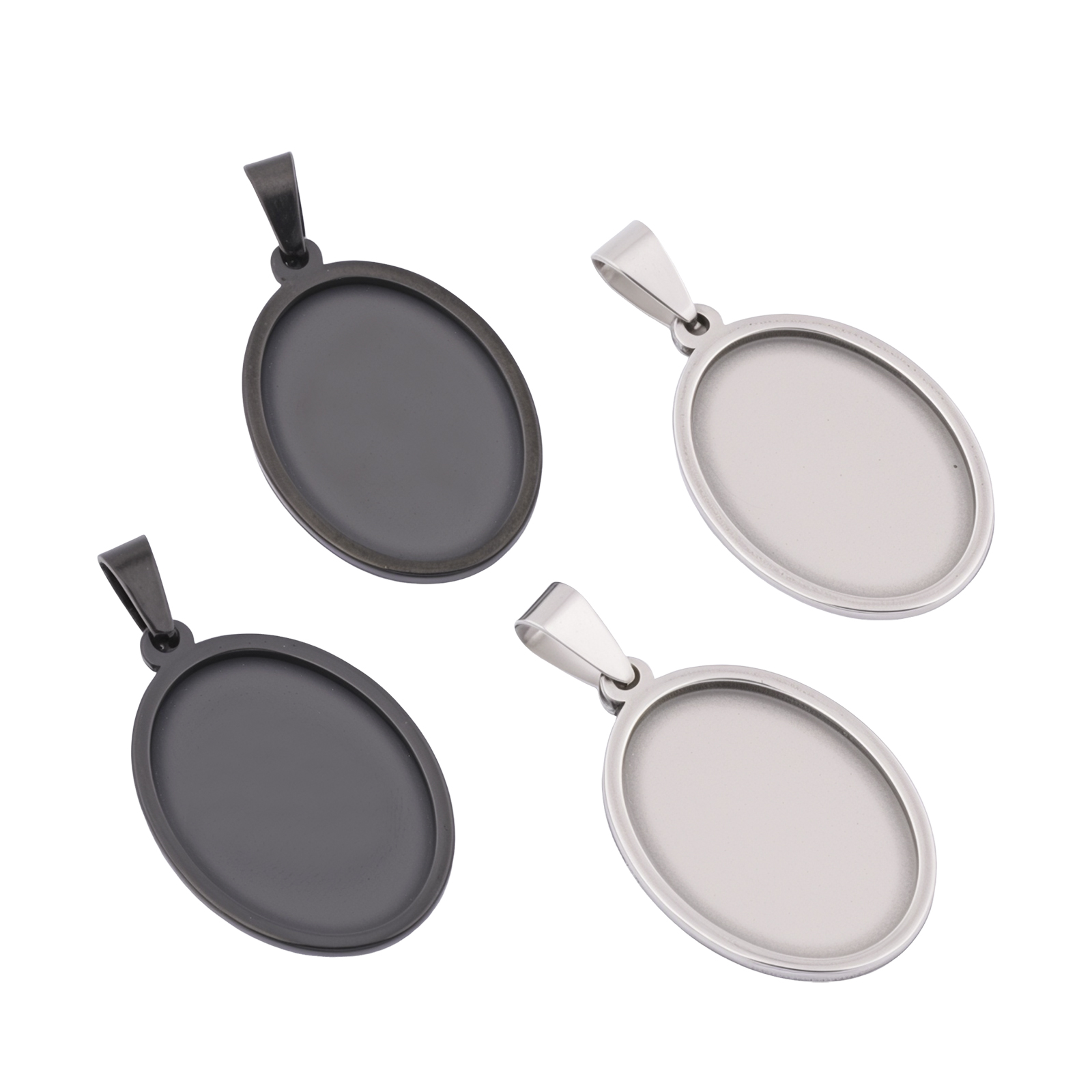 5 peças de bases para cabochão - Pendant Blank Bezel avaliação e preço