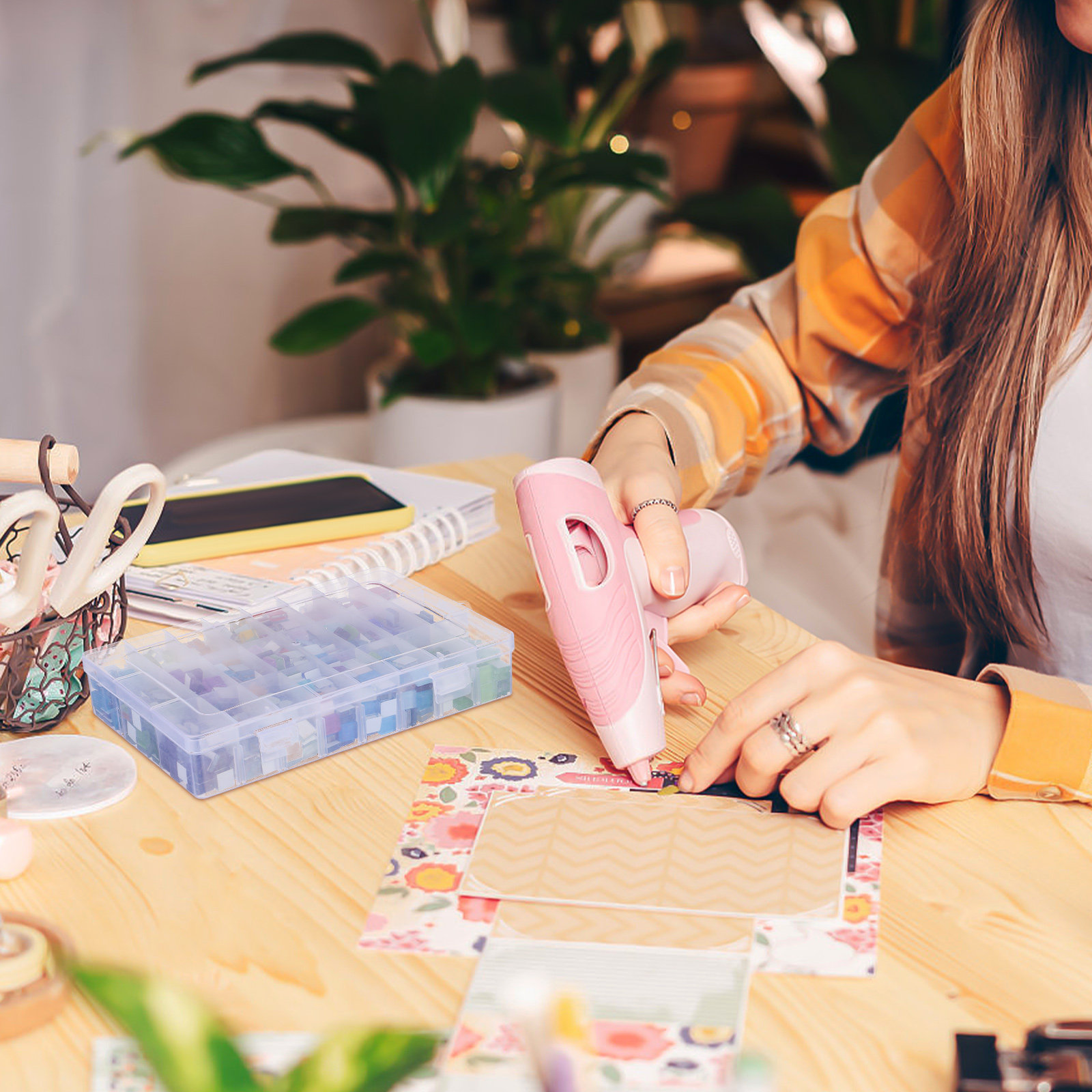 2 Peças Organizador de Plástic - Jewelry Making Organizer avaliação e preço