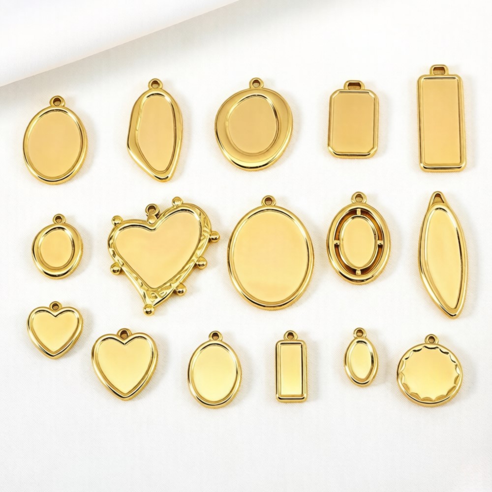 5 peças, 1 peça, Bases de Ping - Pendant Blank Bezel avaliação e preço