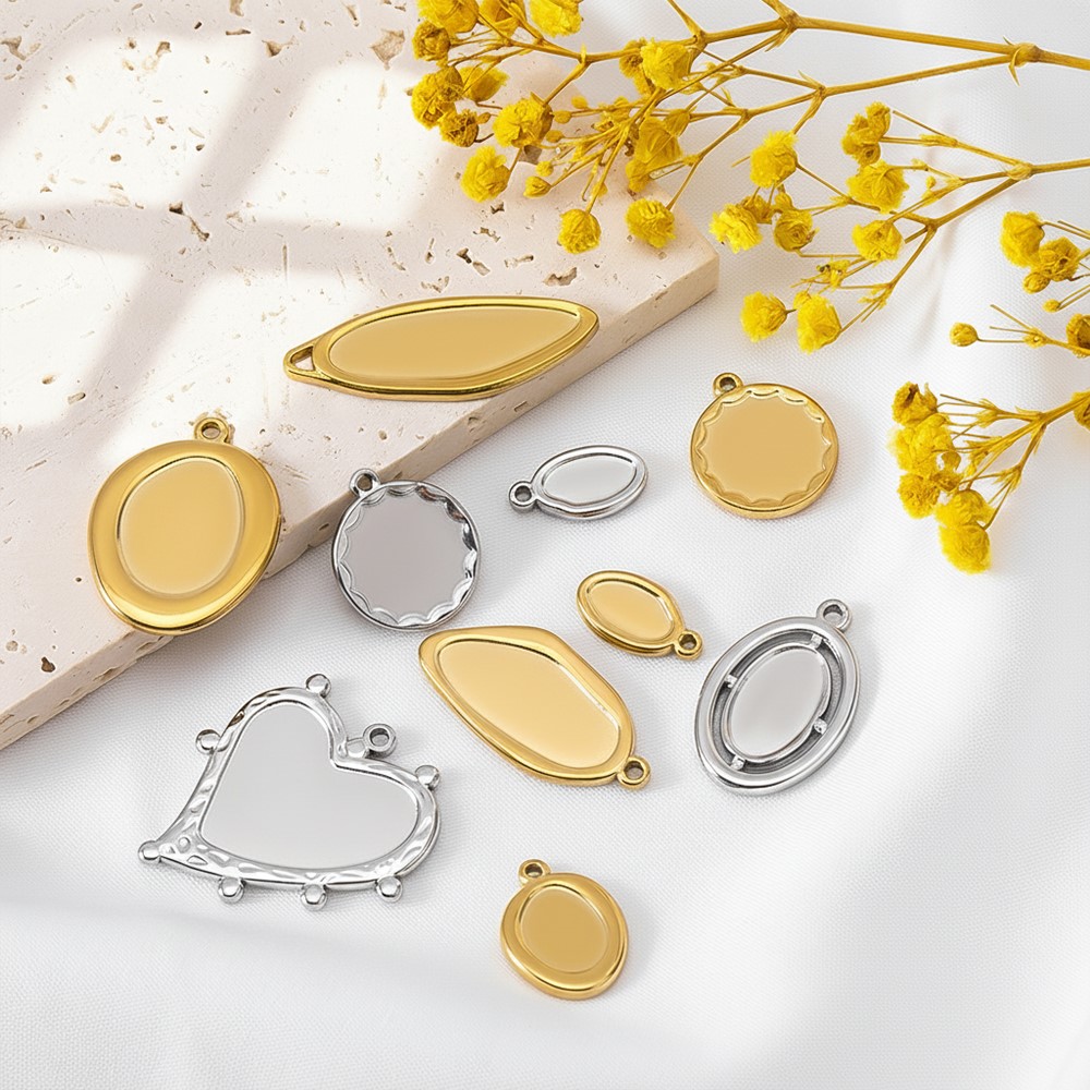 5 peças, 1 peça, Bases de Ping - Pendant Blank Bezel avaliação e preço