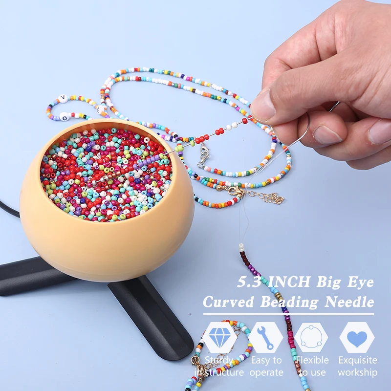 2/5 pçs 5.3 polegadas grande o - Beading Needle Fine avaliação e preço
