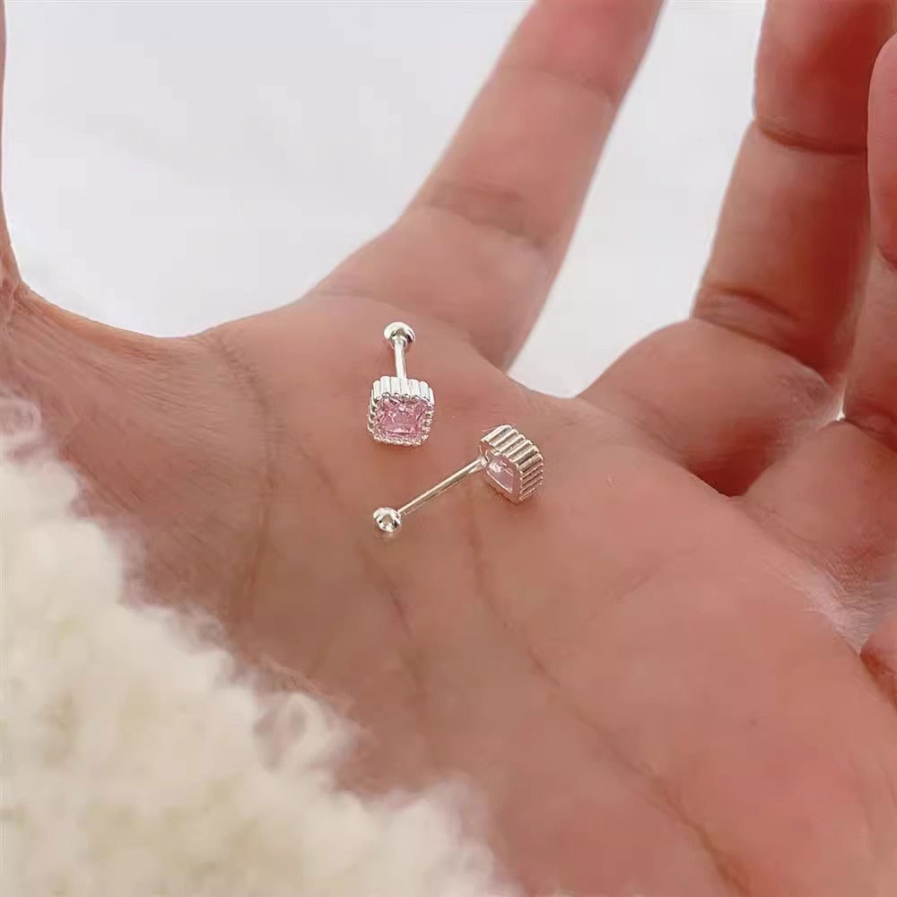 Brincos de prata 925 com zircô - Beading Needle Fine avaliação e preço