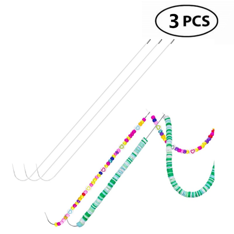 3 pçs curvado miçangas agulhas - Beading Needle Fine avaliação e preço