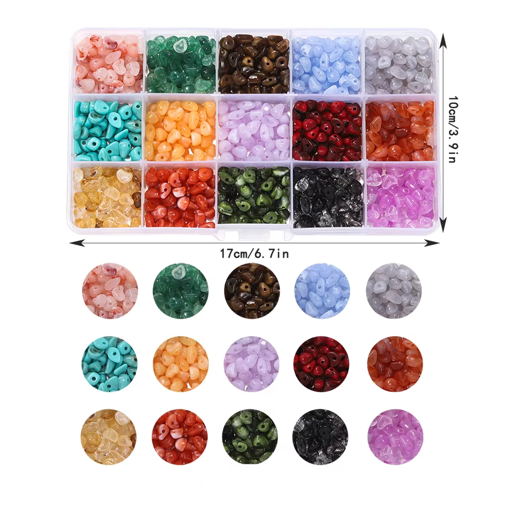 Cerca de 525 pçs/caixa imitaçã - Jewelry Making Organizer avaliação e preço