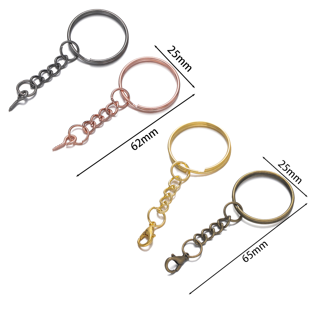 10 peças/lote Argolas de Chave - Jewelry Making Kit For Beginners avaliação e preço